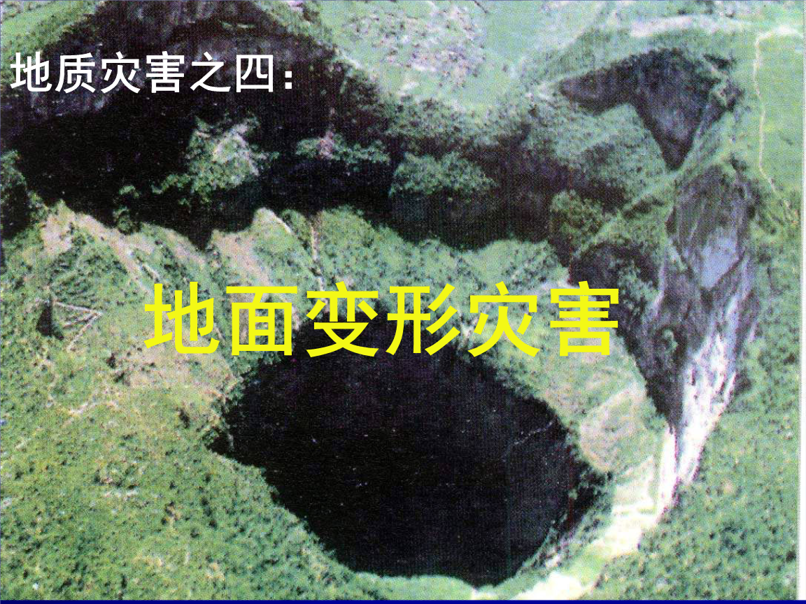 第四章 地质灾害之四——地面沉降,地裂缝,地面塌陷.ppt