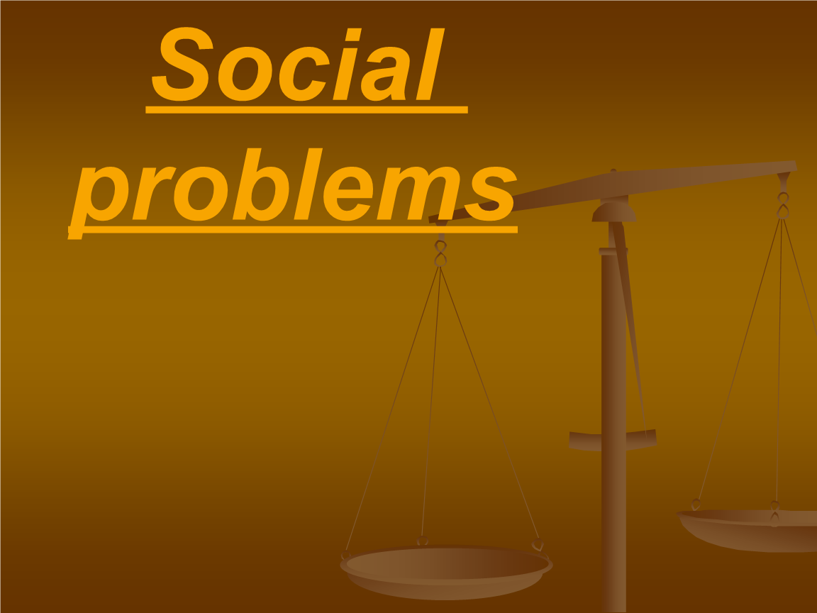 (英语)social problems.ppt