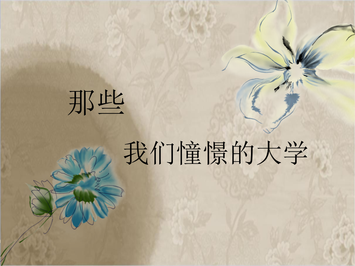 那些我们憧憬大学主题班会.ppt