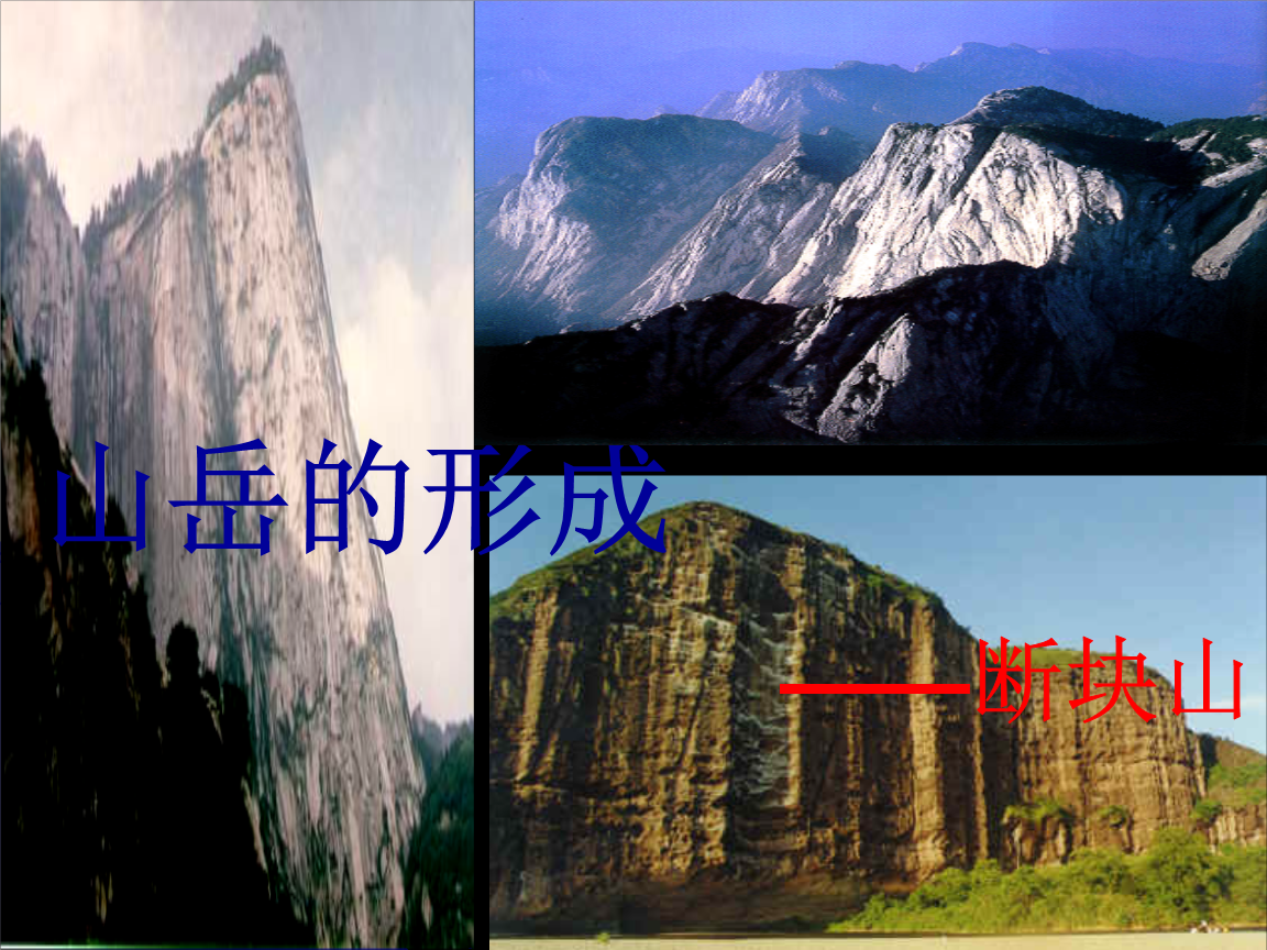断块山培训教材.ppt