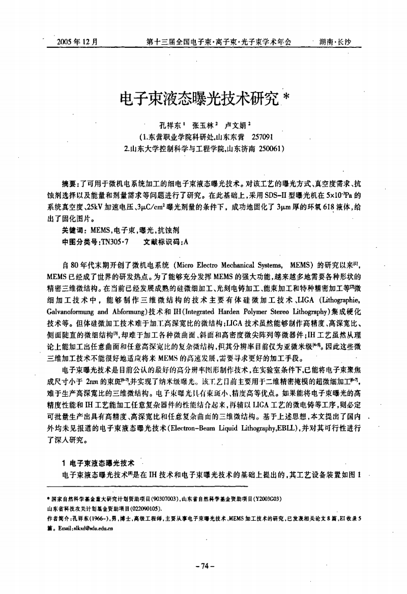 电子束液态曝光技术研讨.pdf