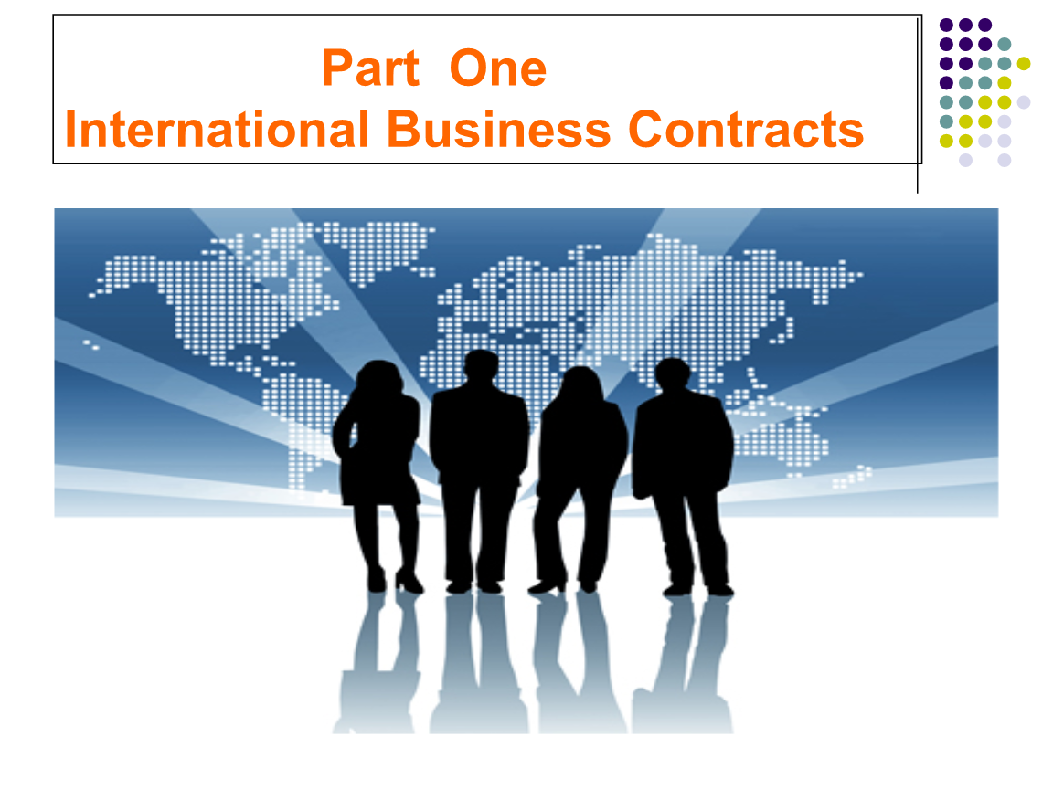 (精选)英语经贸应用文Part One International Bu