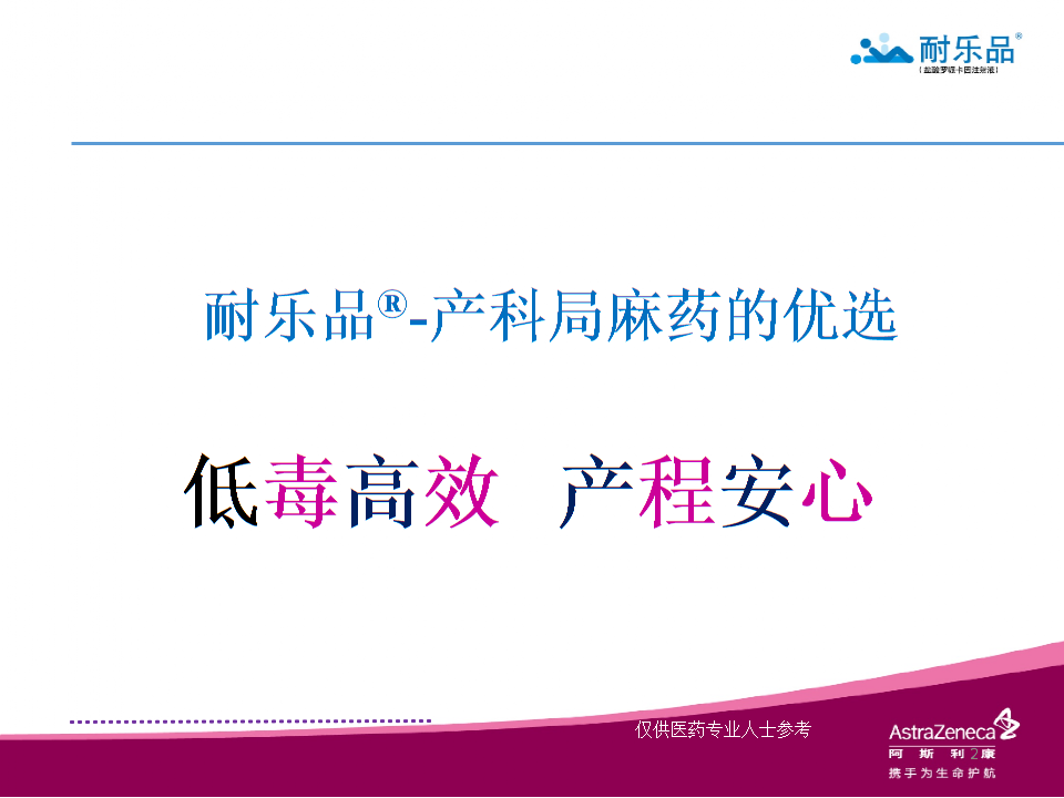 耐乐品用于产科麻醉 ppt课件.ppt