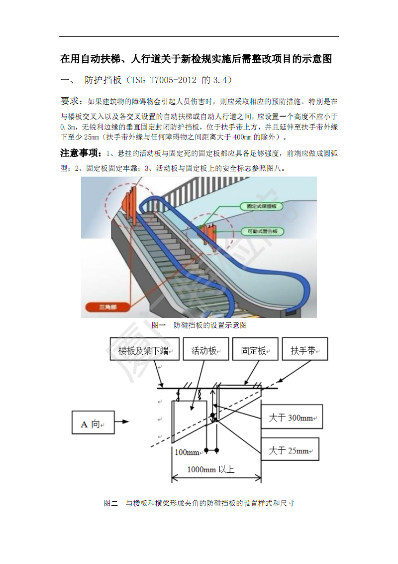 在用自动扶梯人行道关于新检规实施后需整改项目的示意图.pdf