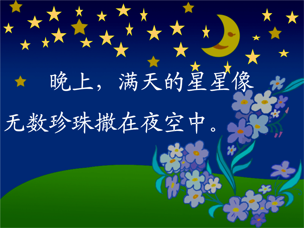 (沪教版)一年级语文上册课件数星星的孩子.ppt