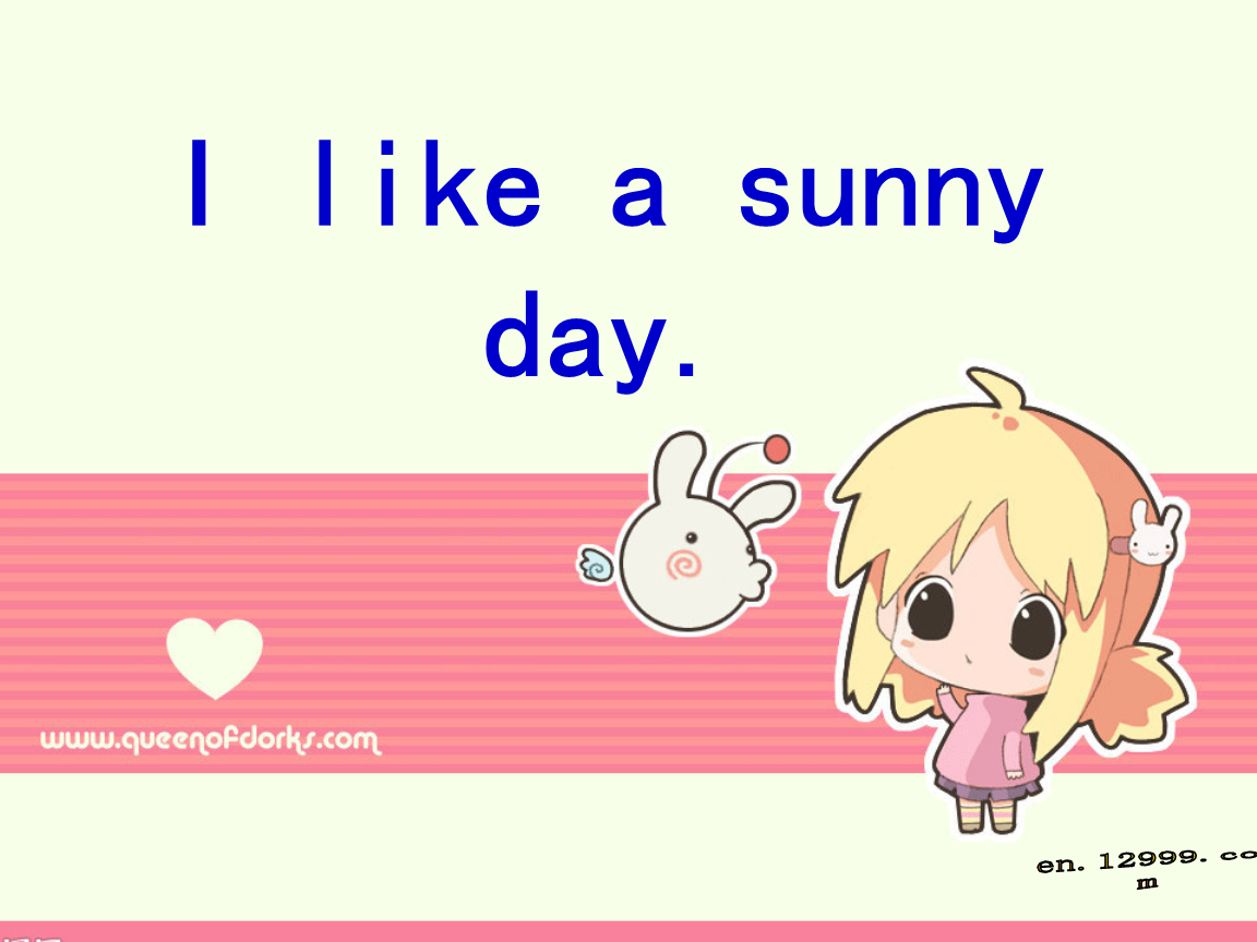 英语-unit 8 i like a sunny day第二课时课件.ppt