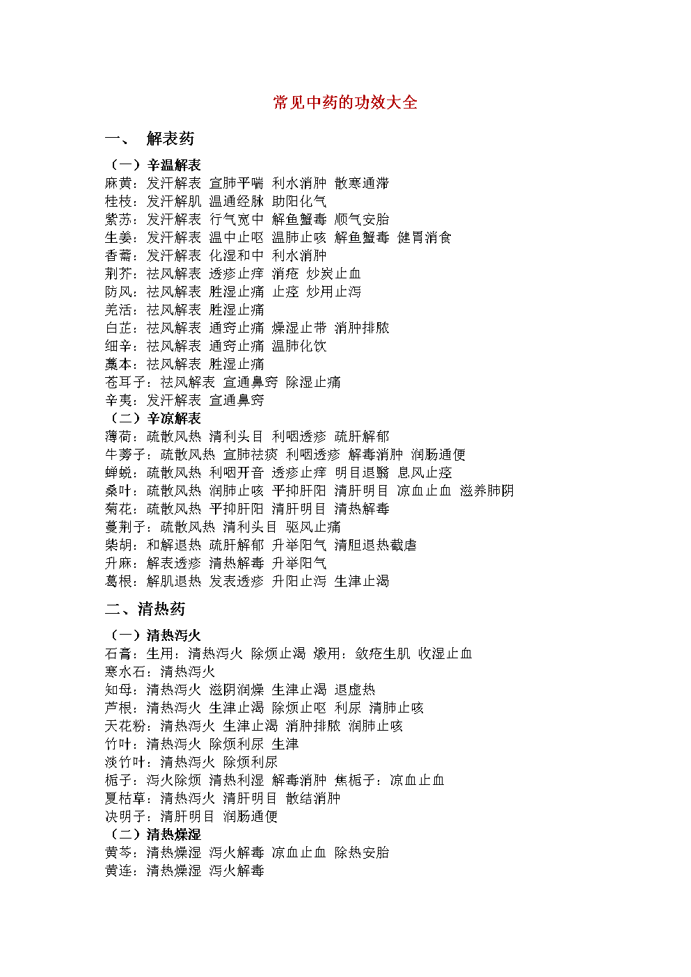 常见中药的功效大全2.doc